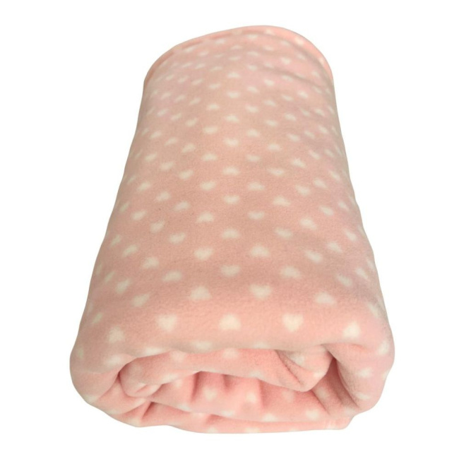 Cobertor de Enrolar para Bebê Microsoft Coração Rosa