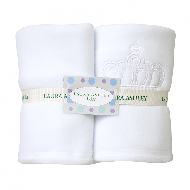 Cobertor Soft para Bebê 02 Peças Kingdom Branco