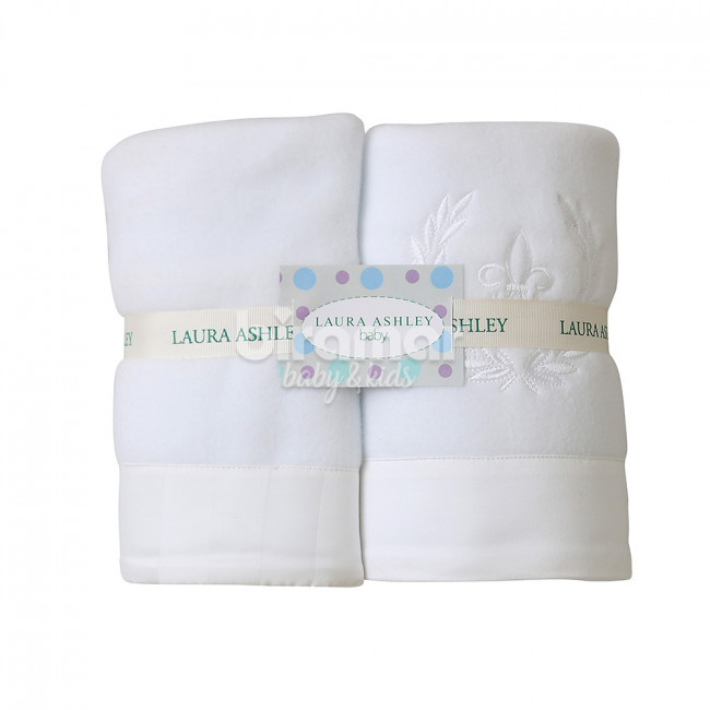 Cobertor Soft para Bebê 02 Peças Royal Branco