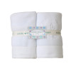 Cobertor Soft para Bebê 02 Peças Royal Branco