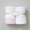 Cobertor Soft para Bebê 02 Peças Listradinho Valencia Rosa