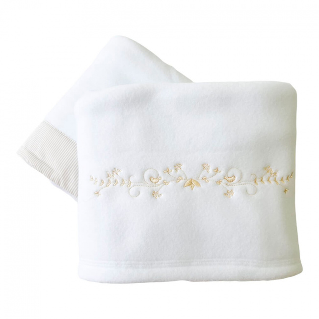 Cobertor Soft para Bebê 02 Peças Valencia Vanilla