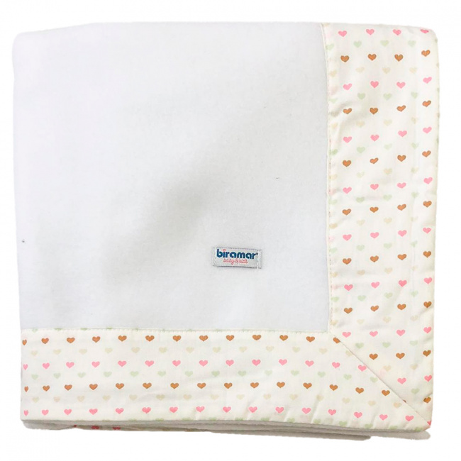 Cobertor Soft para Bebê Amor Rosa