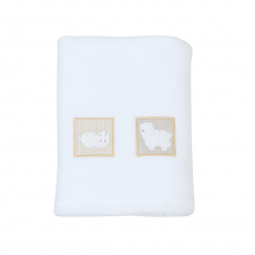 Cobertor Soft para Bebê Glamour Bege
