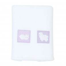 Cobertor Soft para Bebê Glamour Lilás