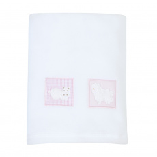 Cobertor Soft para Bebê Glamour Rosa