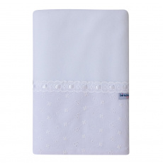 Cobertor Soft para Bebê Laise Chantilly Branco