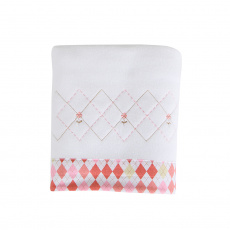 Cobertor Soft para Bebê London Rosa