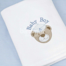 Cobertor Soft para Bebê Navy Azul