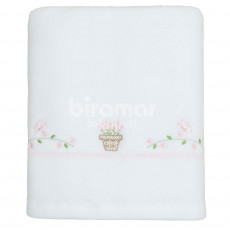 Cobertor Soft para Bebê Provençal Rosa