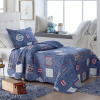 Colcha Infantil Solteiro Dupla Face Patchwork Teen 2 Peças Rozac -  Azul