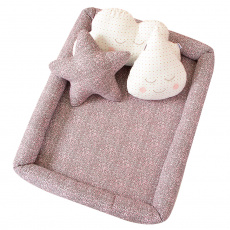 Colchonete Infantil / Kids Master (1,40m x 93cm x 12cm) Oncinha Rosa