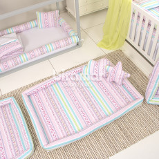 Colchonete Infantil / Kids Master (1,40m x 93cm x 12cm) Clementine Rosa
