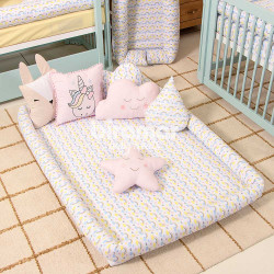 Colchonete Infantil / Kids Master(1,40m x 93cm x 12cm)   Rainbow Colorido