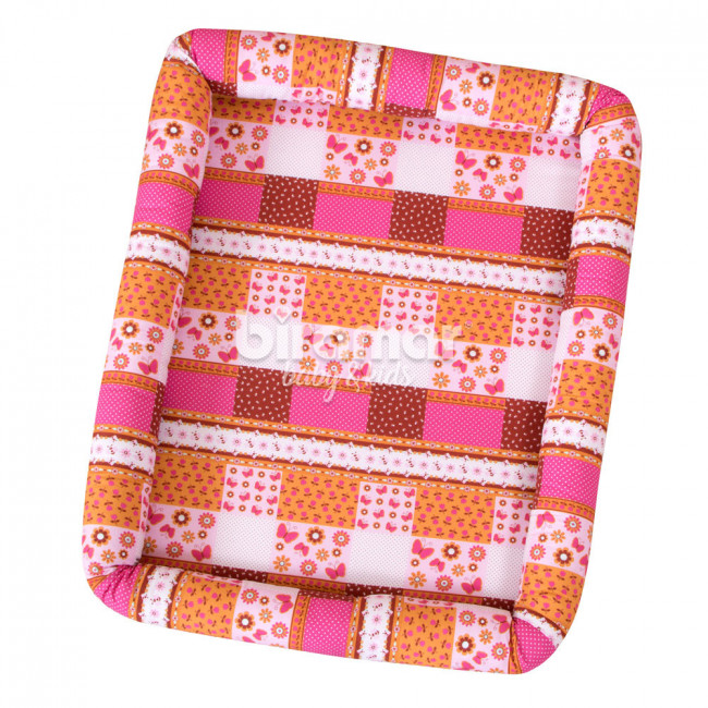 Colchonete Infantil / Kids Master (1,40m x 93cm x 12cm) Flowers Pink