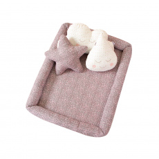 Colchonete Infantil para Bebê e Kids Baby Oncinha Rosa