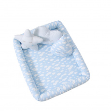 Colchonete Infantil para Bebê e Kids Nuvem Azul