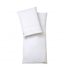 Colchonete para Carrinho de Bebê com Fronha Malha Kingdom Branco