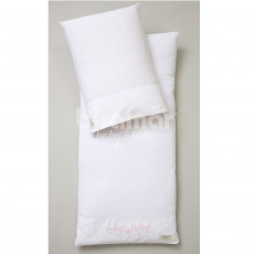 Colchonete para Carrinho de Bebê com Fronha Malha Valencia Rosa