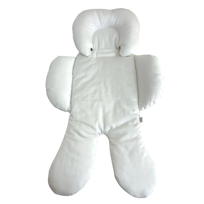 Combo Capa para Carrinho + Bebê Conforto + Redutor Percal 400 Fios Branco