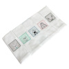 Conjunto 5 Fraldas para Bebê Cremer Luxo Bordado Bichinhos Zoo