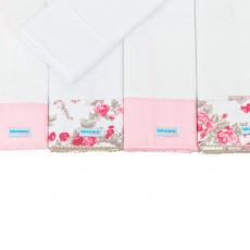 Conjunto 5 Fraldas para Bebê Cremer Luxo Catarina Nude