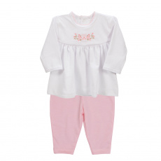 Conjunto Batinha para Bebê 3 Peças Alice Bege - Tamanho Único