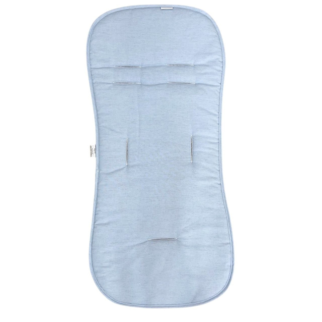 Conjunto Capa para Carrinho + Bebê Conforto Linho Azul