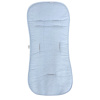 Conjunto Capa para Carrinho + Bebê Conforto Linho Azul