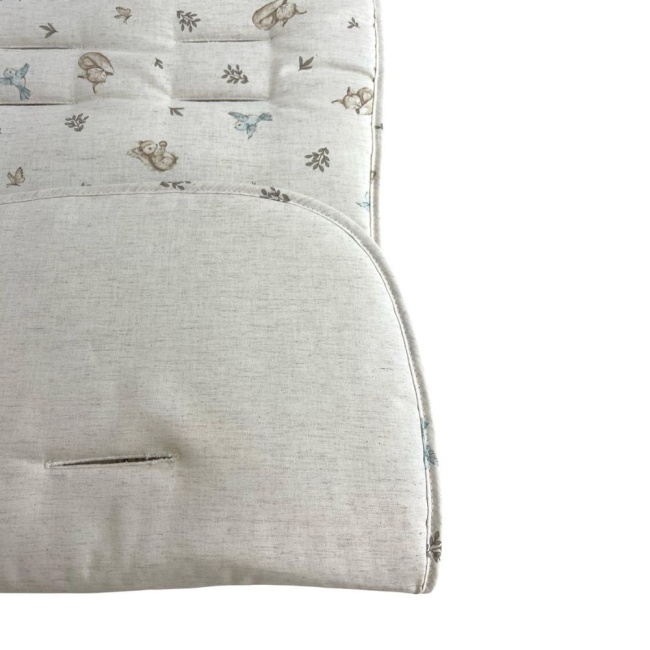 Conjunto Capa para Carrinho + Bebê Conforto Linho Bosque Encantado