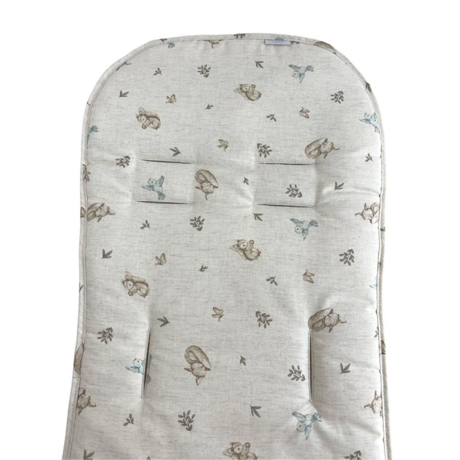 Conjunto Capa para Carrinho + Bebê Conforto Linho Bosque Encantado