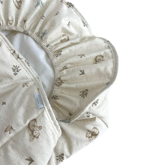 Conjunto Capa para Carrinho + Bebê Conforto Linho Bosque Encantado