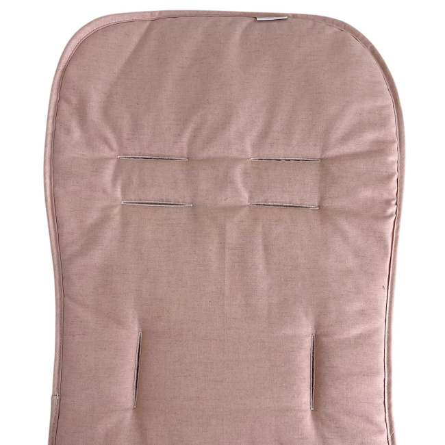 Conjunto Capa para Carrinho + Bebê Conforto Linho Rosê