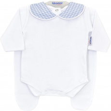 Conjunto Clássico 2 Peças para Bebê Cavalinho de Pau Azul - Tamanho Único