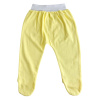 Conjunto Clássico 2 Peças para Bebê Gola Piquê Pontilhado Amarelo - Tamanho Único