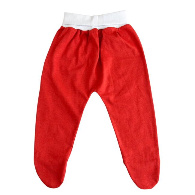 Conjunto Clássico 2 Peças para Bebê Gola Piquê Pontilhado Vermelho - Tamanho Único