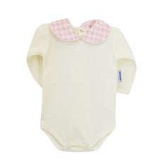 Conjunto Clássico 2 Peças para Bebê Windsor Rosa - Tamanho Único