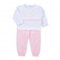 Conjunto Pagão 3 Peças Bordado Premiere Rosa - Tamanho Único