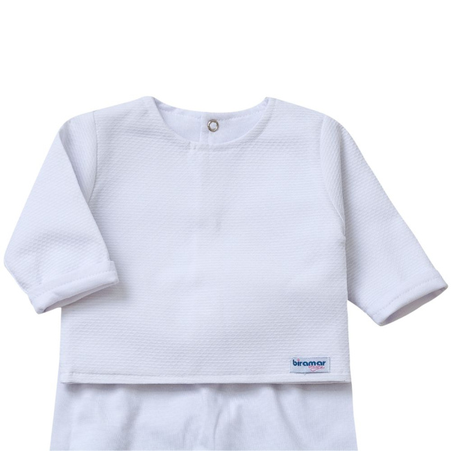 Conjunto Pagão para Bebê 3 Peças Blanche Matelassado - Tamanho Único