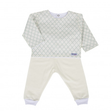 Conjunto Pagão para Bebê 3 Peças Estampado Jardim Secreto Nice Verde - Tamanho Único
