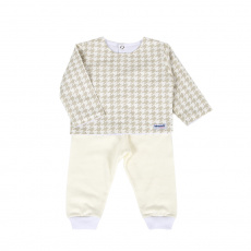 Conjunto Pagão para Bebê 3 Peças Windsor Bege - Tamanho Único