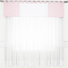Cortina para Quarto de Bebê com Bandô Bless Rosa