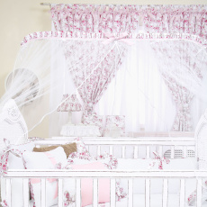 Cortina para Quarto de Bebê com Forro Catarina Nude