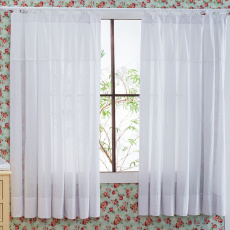 Cortina para Quarto de Bebê Laise Chantilly Branco