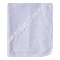 Cueiro Aflanelado para Bebê Laise Chantilly Branco