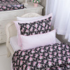 Edredom Solteiro / Kids Dupla Face e Duvet Catarina Preto