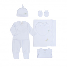 Gift Set para Bebê Elliott Branco 7 Peças - Tamanho Único