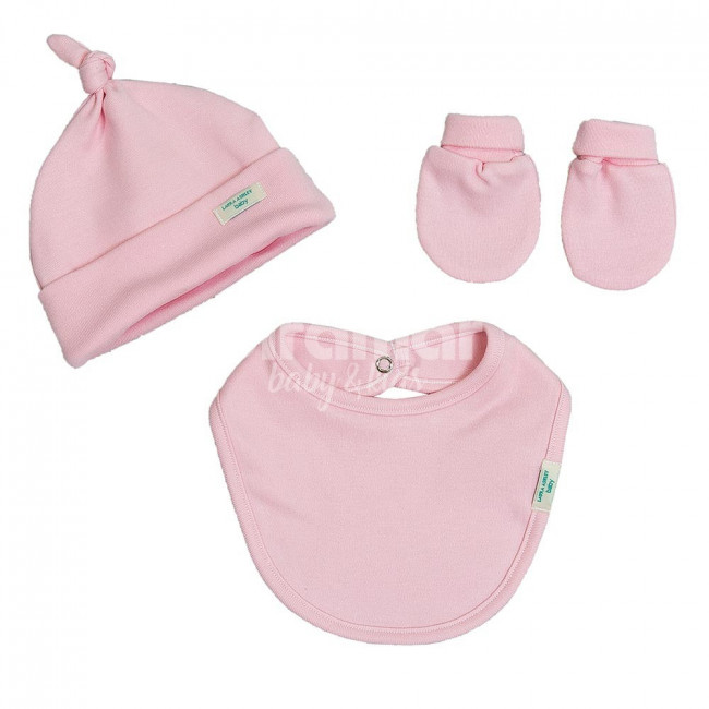 Gift Set para Bebê Teddy Bear Rosa 7 Peças - Tamanho Único