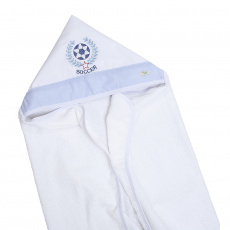 Jogo de Banho para Bebê com Fralda Goal Branco/Azul