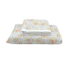 Jogo de Lençol para Mini Cama 3 Peças Percal Felice Arco Íris (Colchão 1,50m x 70cm)
